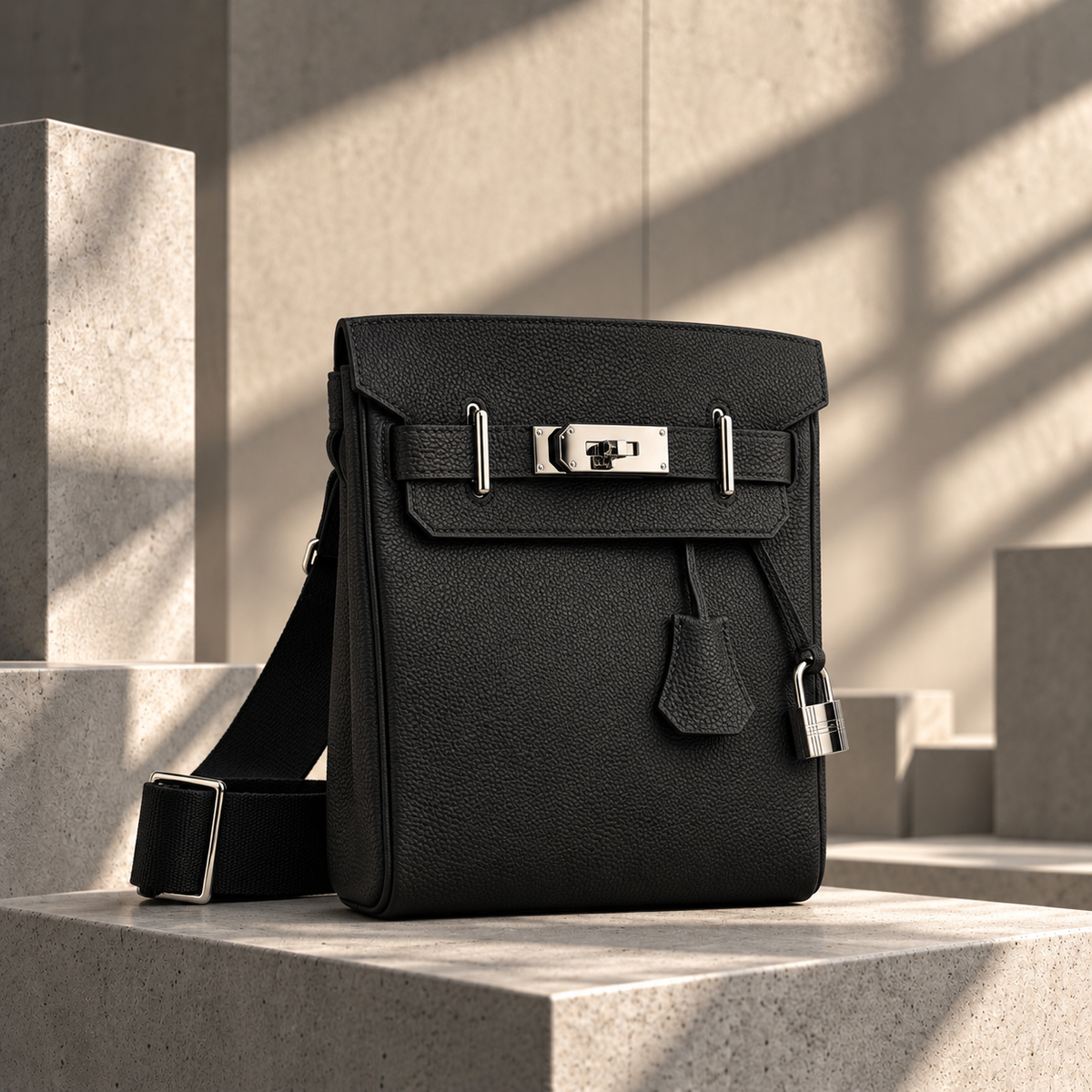 Sacoche Homme Premium Noir