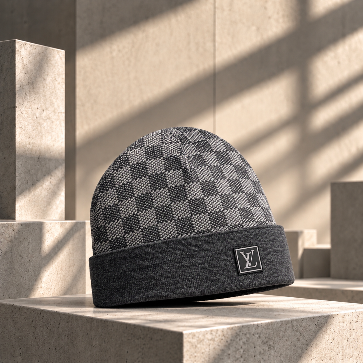 Bonnet Homme Premium Gris & Noir